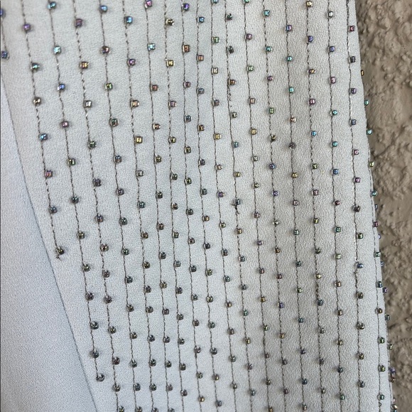 Vintage John Meyer Aqua Green Beaded Jacket & Skirt Set Women’s - Picture 10 of 17